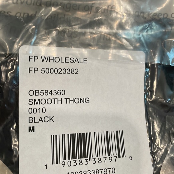 New Free people 3 pack Panties Black and white Medium M - Picture 6 of 7